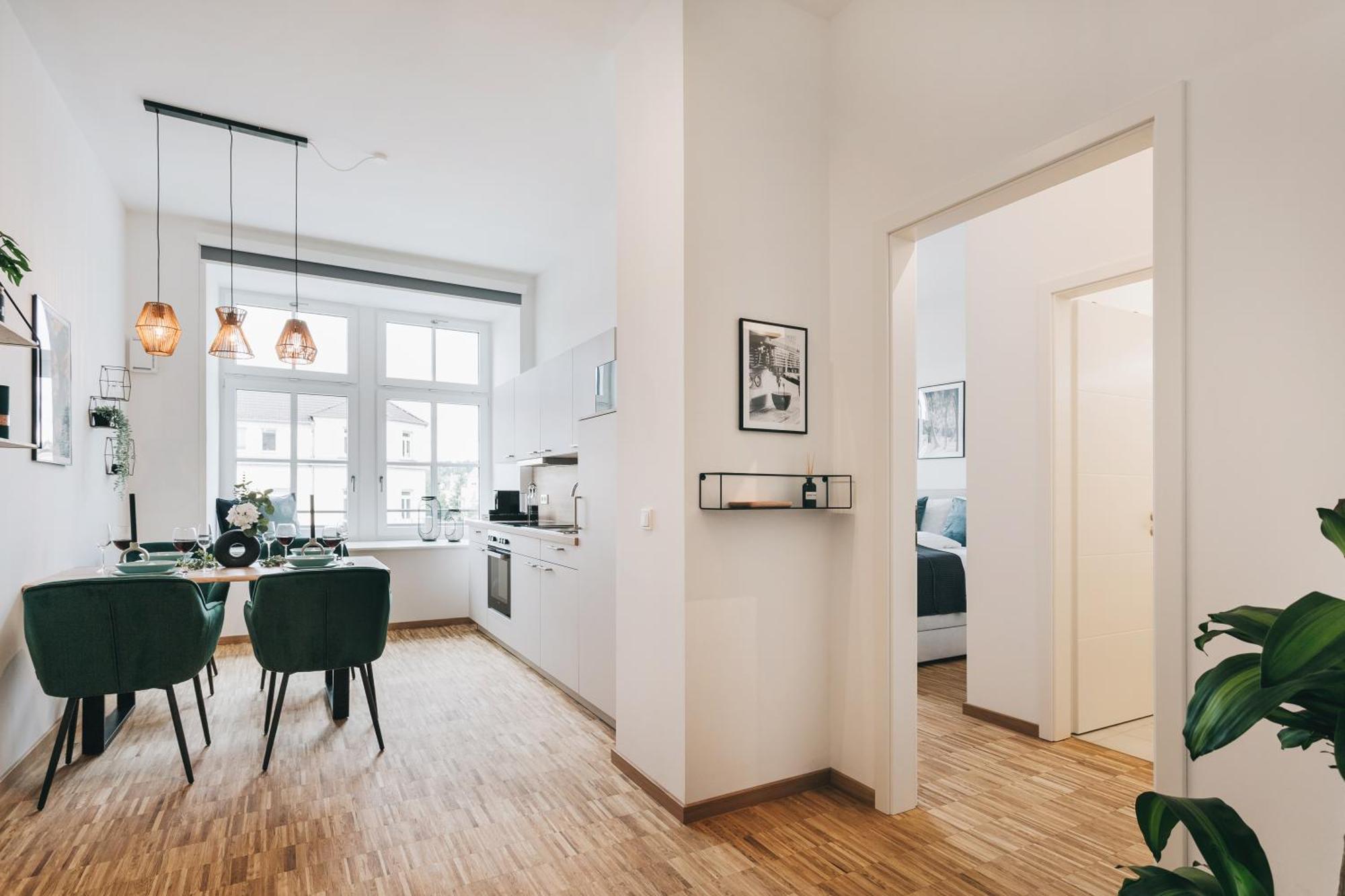 Oasis Appart - Wohnen In Dresden - Netflix - Tiefgarage - Dachterrasse Стая снимка