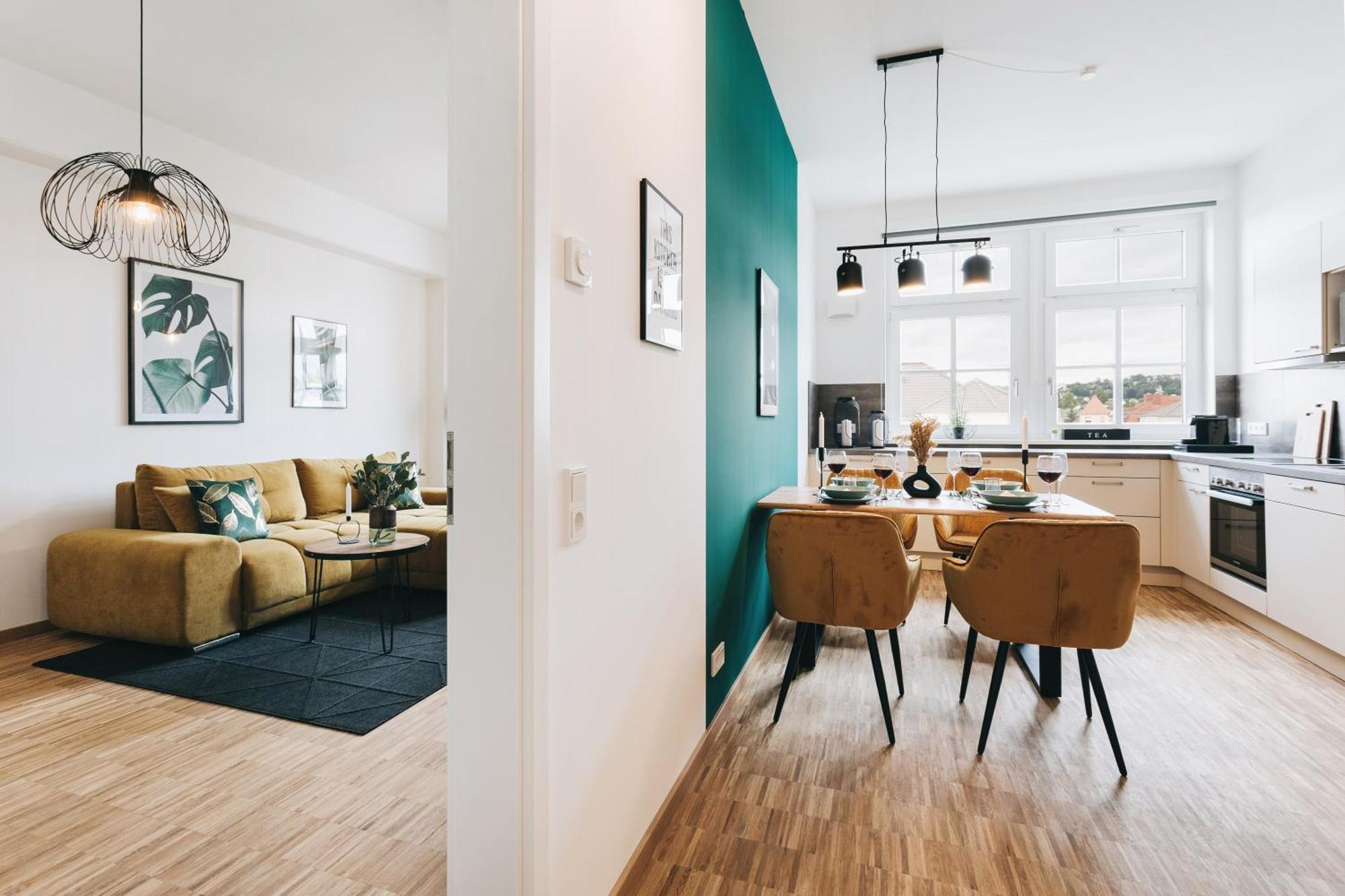 Oasis Appart - Wohnen In Dresden - Netflix - Tiefgarage - Dachterrasse Стая снимка